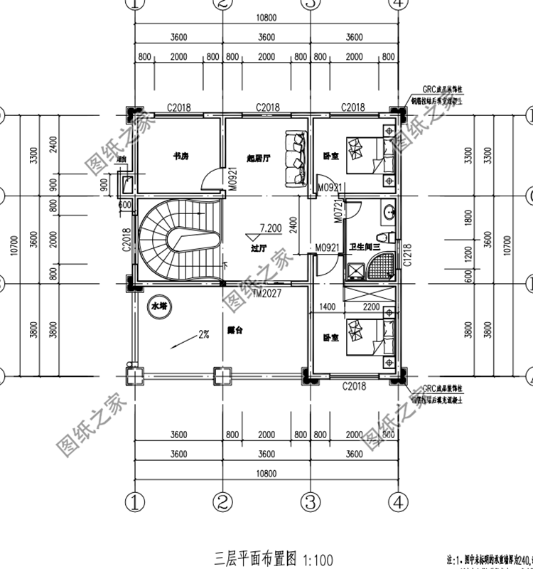 2024年最新三层别墅设计图，打算建房的朋友别错过，建一栋面子给你赚足了