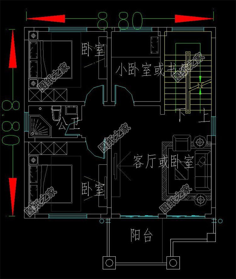 农村二间三层自建房图，不怕限高和限制面积，好好看看吧