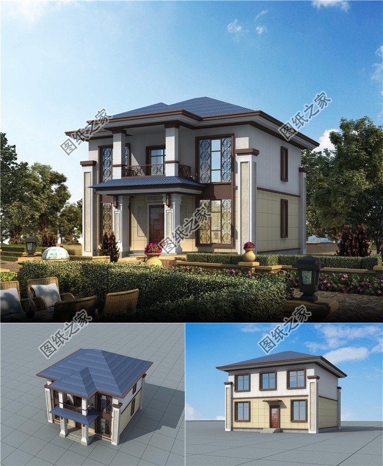 10x12米二层房屋设计图，诠释农村房子应该怎么建