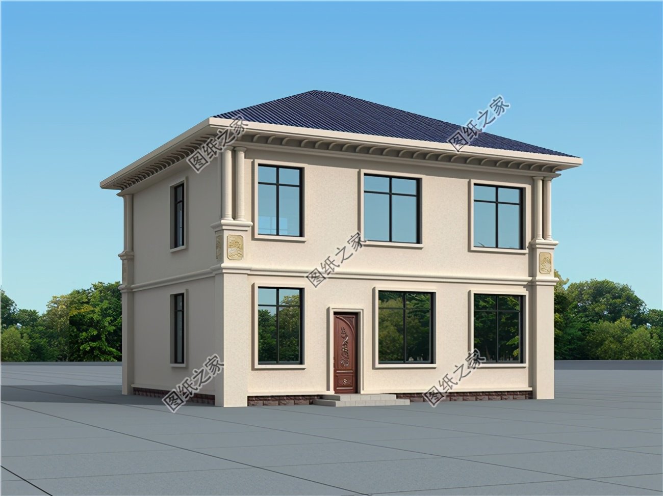 10x12米二层房屋设计图,诠释农村房子应该怎么建