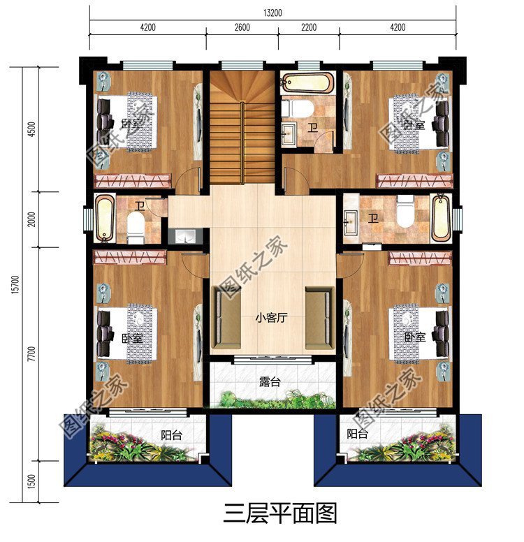 新中式三层别墅自建图，回村盖起来，低调沉稳有内涵