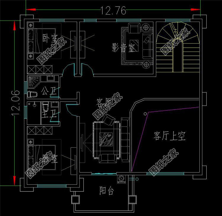 简单大气农村150平米三层楼房外观效果图，美观实用还省钱