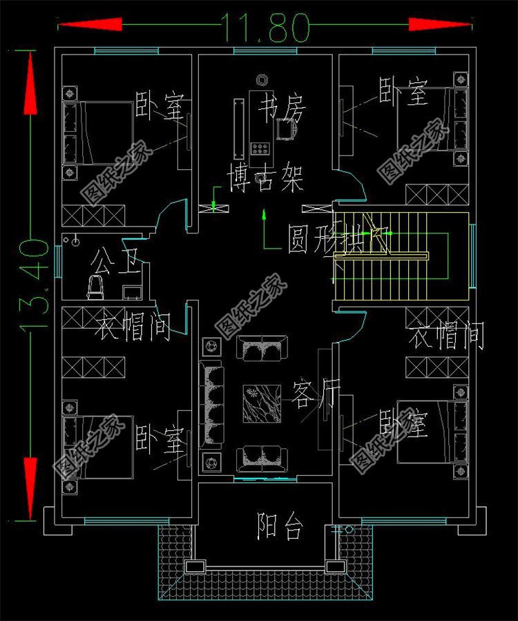 中式三层别墅设计图，分分钟把别人家房子比下去，聪明人都收藏好了