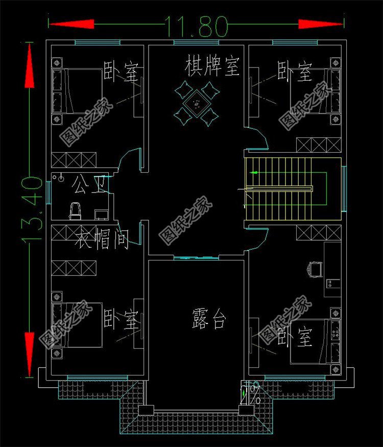 中式三层别墅设计图，分分钟把别人家房子比下去，聪明人都收藏好了