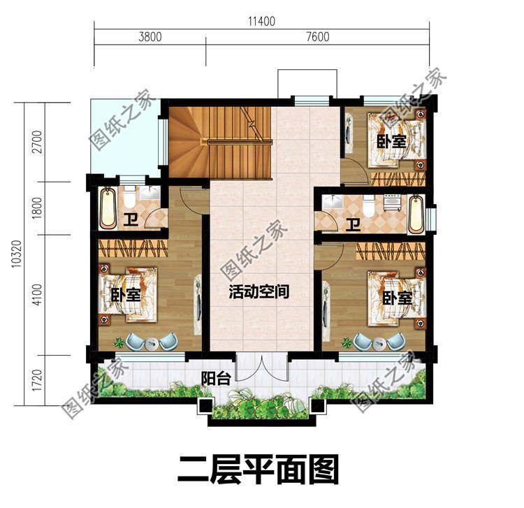 90到110平米的农村二层别墅，适合小宅基地的典范