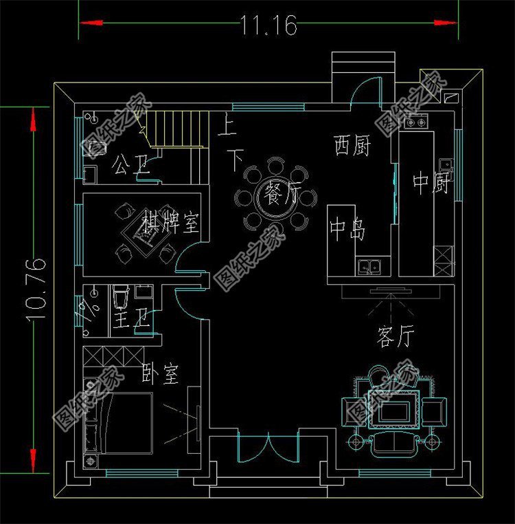 农村商住一体二层图，面向大众，让家家户户都能建房