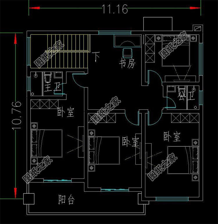 农村商住一体二层图，面向大众，让家家户户都能建房