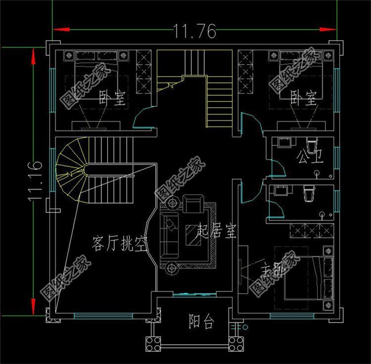 自建房草图设计，这样的款式真是绝了，大气美观一看就喜欢