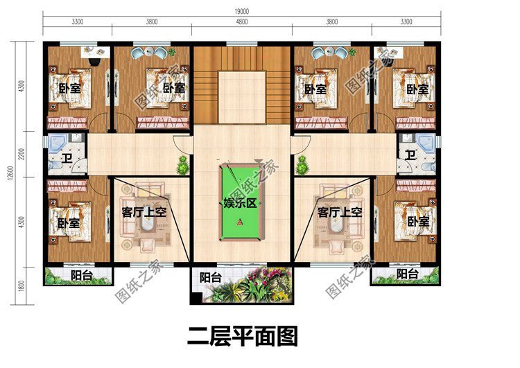 40万农村双拼别墅图片，户型这样布局能提高空间利用率