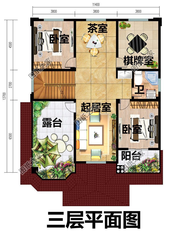 农村老家建的房子图，一层到三层都有，正是建房好时节