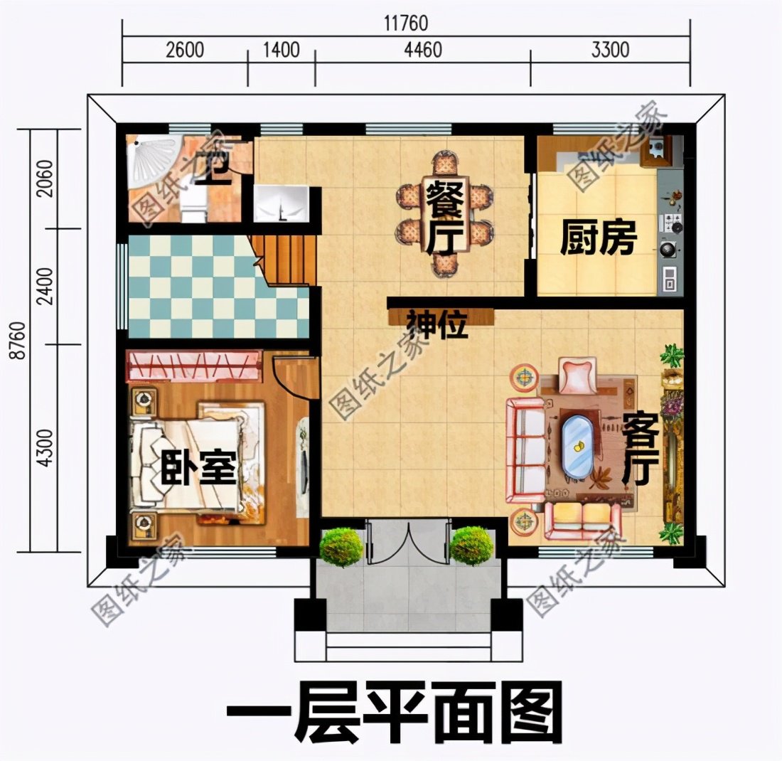 农村砖混三层自建房设计图，适合自己的才最舒适，建好让人百看不厌