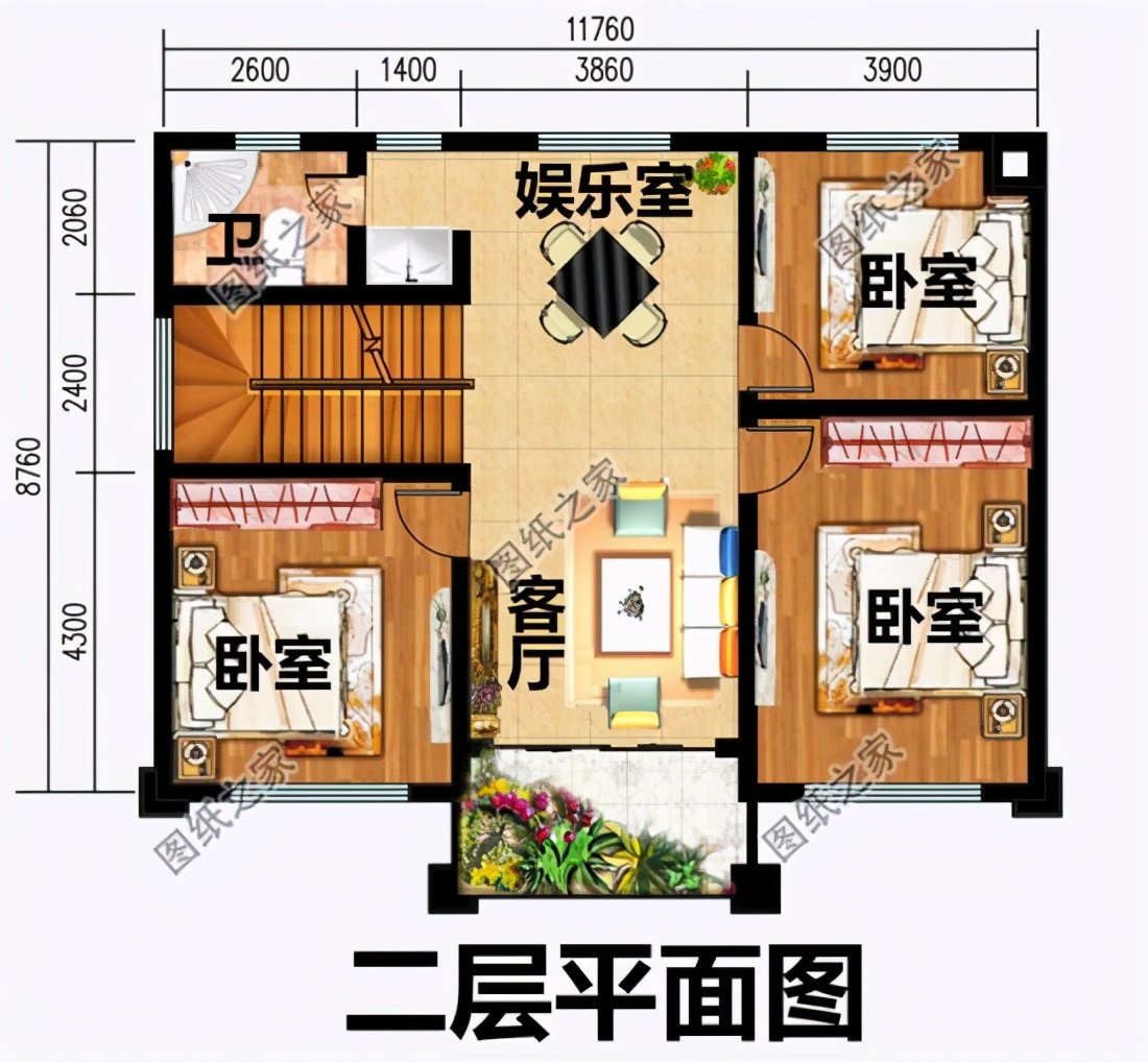 农村砖混三层自建房设计图，适合自己的才最舒适，建好让人百看不厌