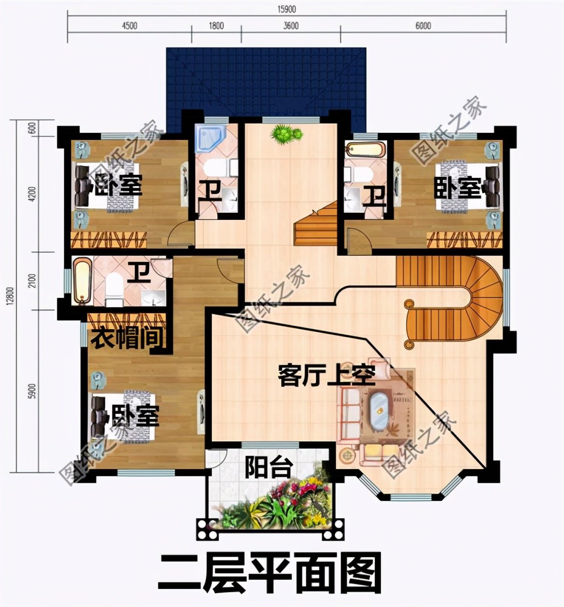 农村砖混三层自建房设计图，适合自己的才最舒适，建好让人百看不厌