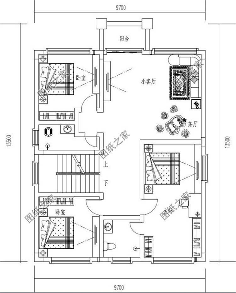 农村三层普通楼房设计图，今年建房就选这些吧，话不多说先收藏了