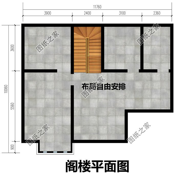 12米×10米左右一层别墅平房
