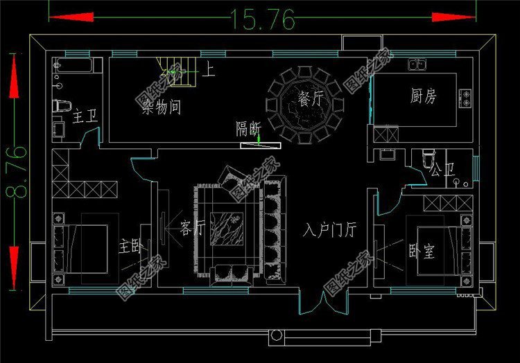 平顶设计的二层楼，独特设计，引领潮流