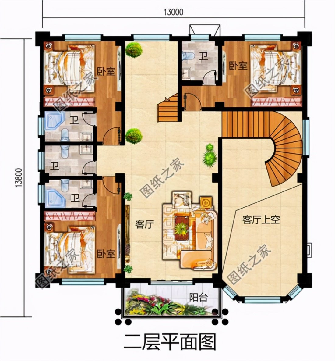 三层农村楼房设计图，2024年建房选这款准没错，收藏图纸不迷路