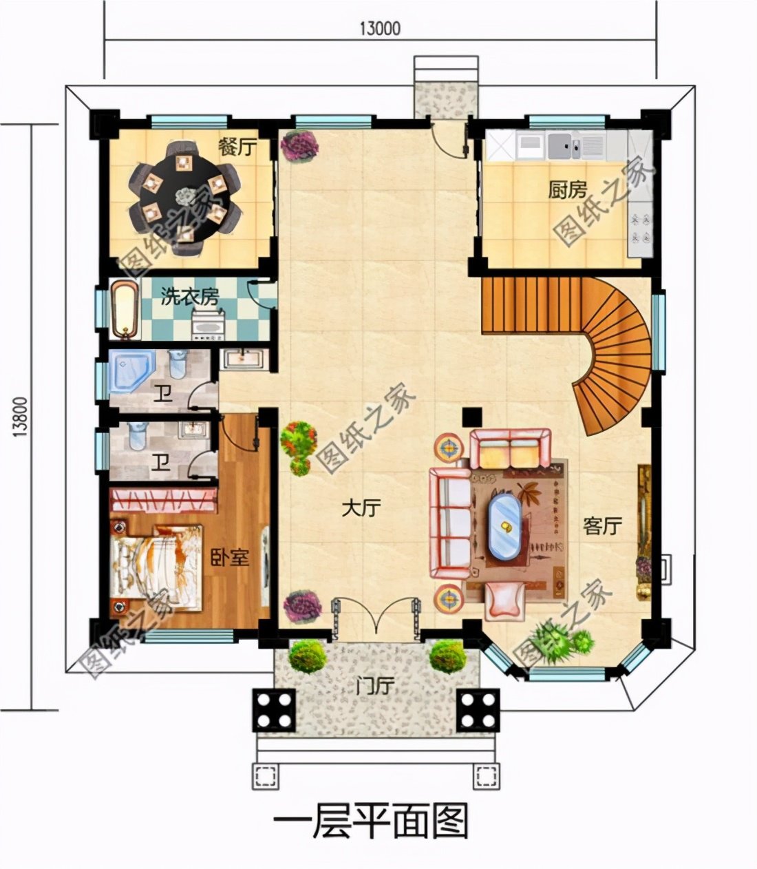 三层农村楼房设计图，2024年建房选这款准没错，收藏图纸不迷路