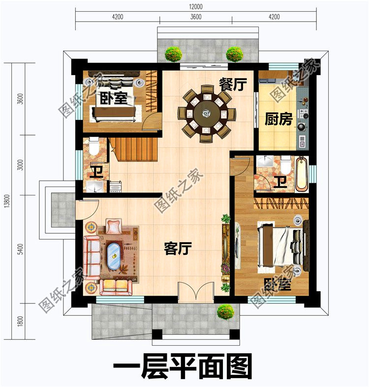 农村自建房， 最耐看的二层半别墅