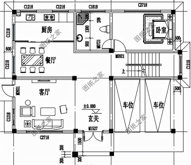 农村二层简约房子图片，造型简单，打造温馨的家