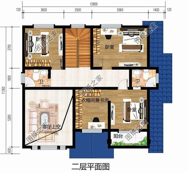 农村经典占地120平欧式二层别墅尽显不一样的光芒