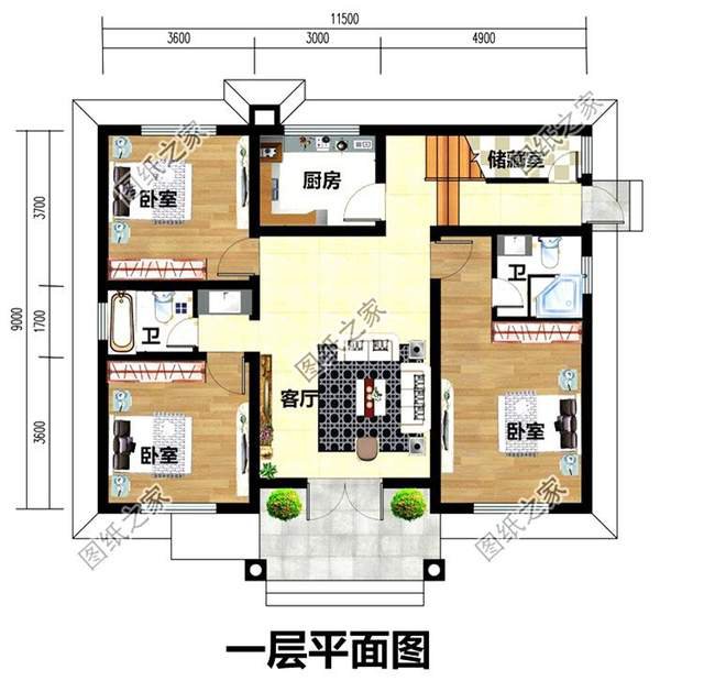 最为实用的造型简单的二层砖混自建房，大家都很喜欢