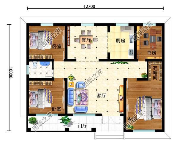 人人都能建起的10萬左右農村別墅設計圖左思右想就這套了