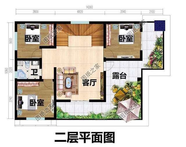 10乘12米房屋，悠闲生活建房就该这样建