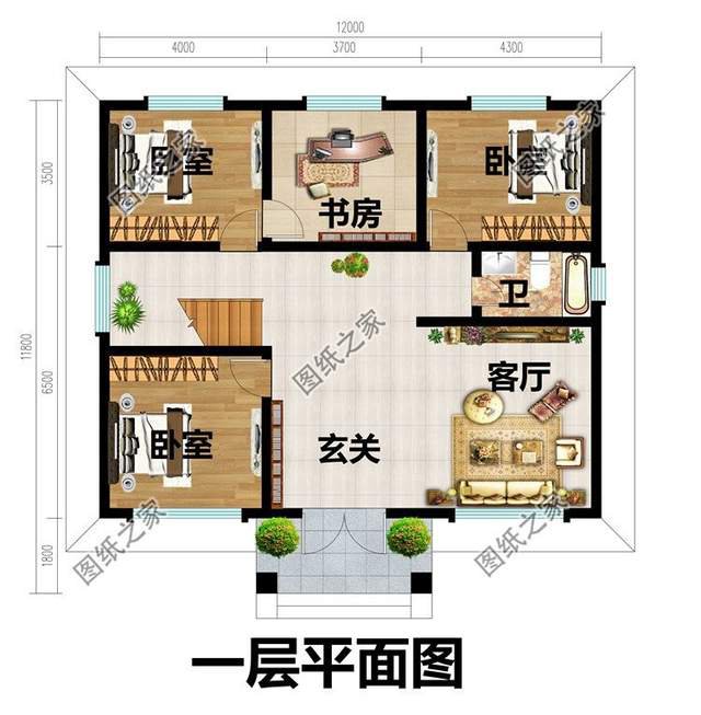 10乘12米房屋，悠闲生活建房就该这样建