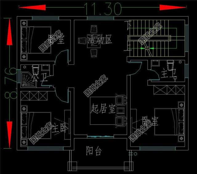 农村徽派别墅设计图，融中华文化之精华，享外界之赞叹