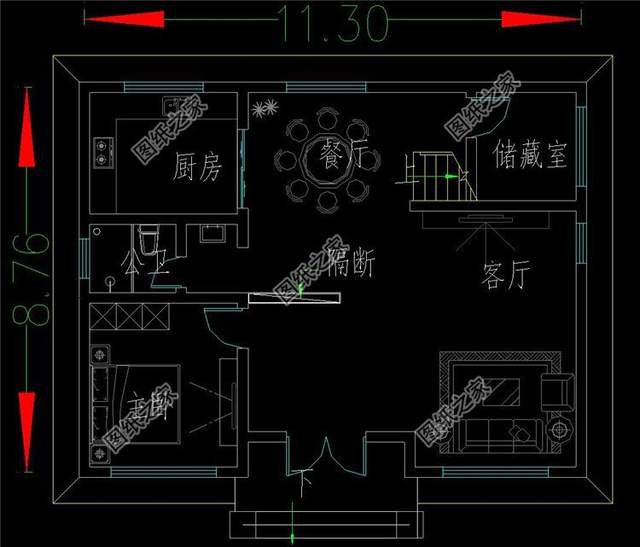 农村徽派别墅设计图，融中华文化之精华，享外界之赞叹