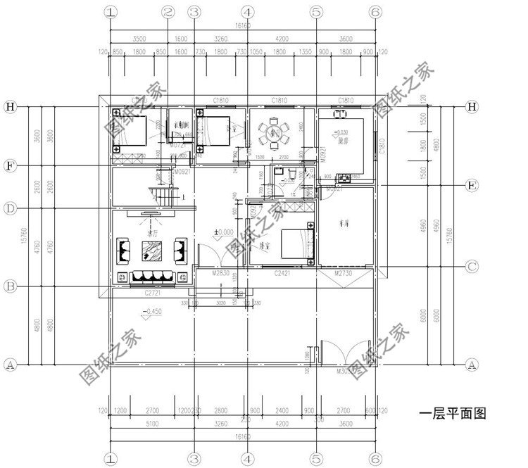 一层平面图