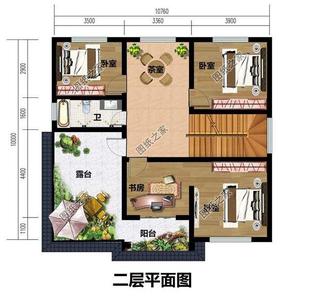 带露台的砖混结构自建房，居住悠闲又轻松，看了的都说好