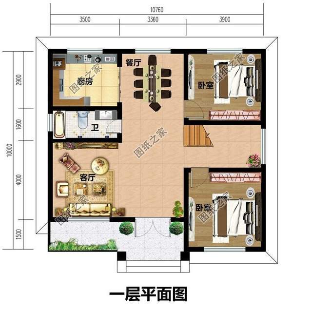 带露台的砖混结构自建房，居住悠闲又轻松，看了的都说好