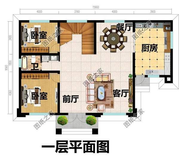 砖混结构二层自建房，外观优雅自持，实在是让人偏爱