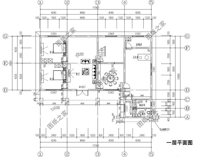 一层平面图