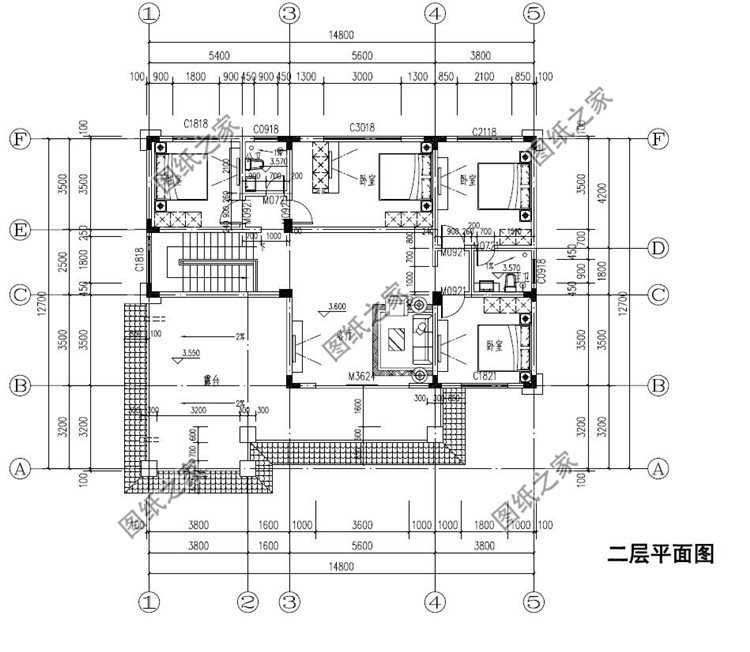 二层平面图