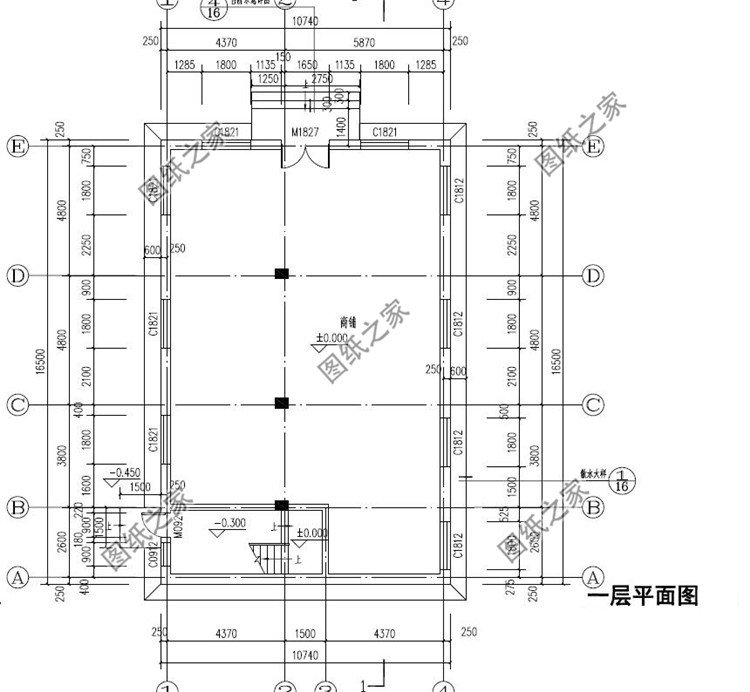 一层平面图