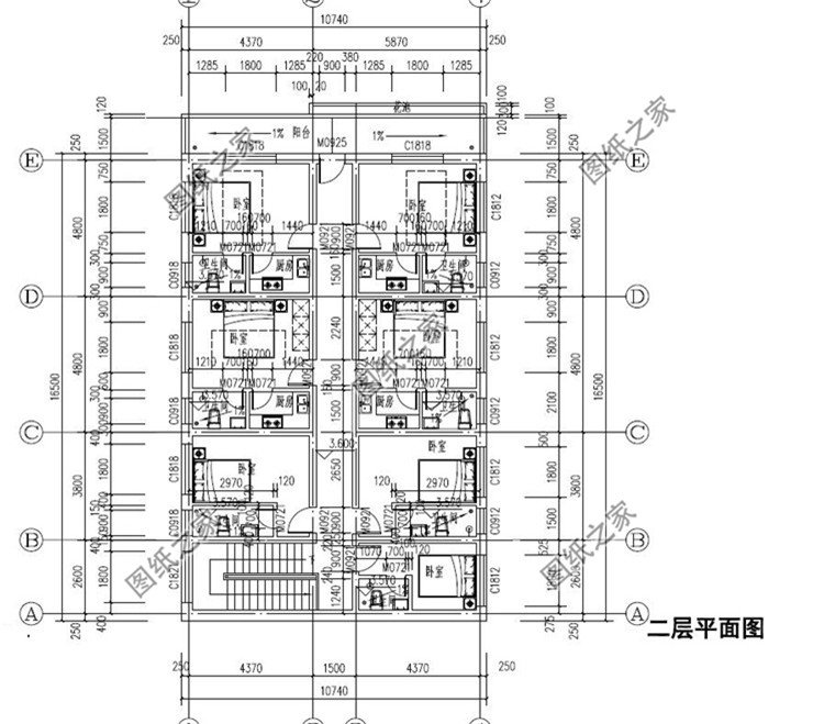 二层平面图