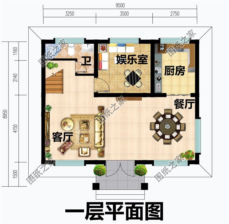 9×9农村别墅效果图，小而精巧，实用舒适