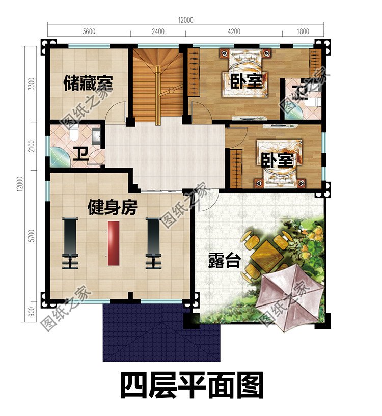 新农村四层房屋设计图