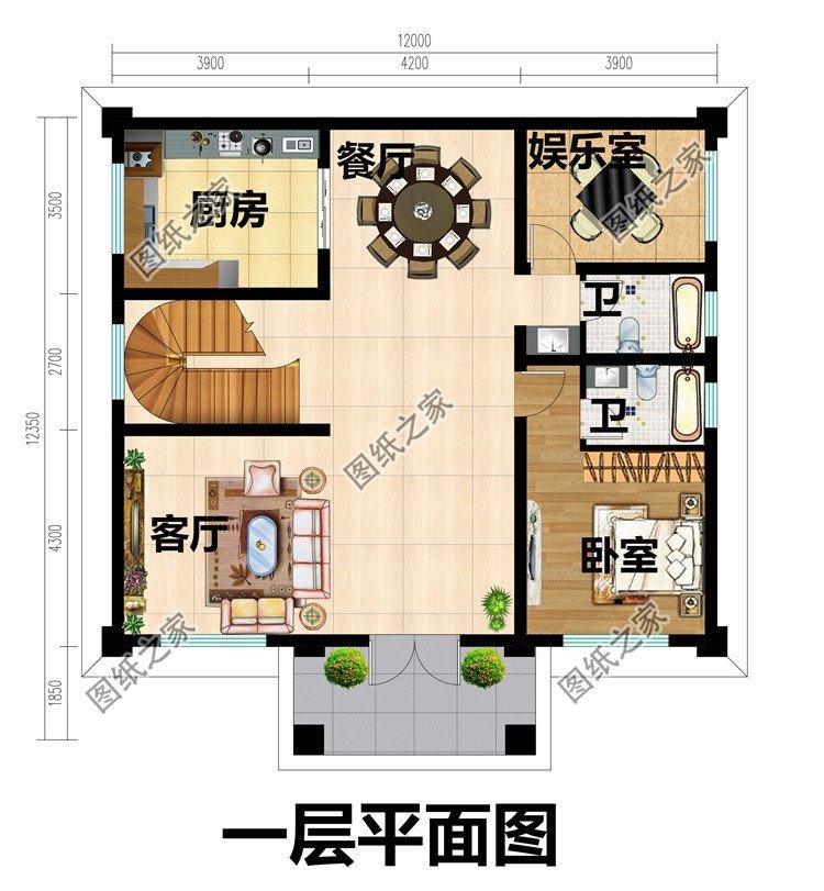 新农村三层别墅，最火的室内挑空，这样的住宅必引领另一波热潮