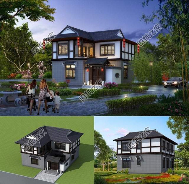 农村别墅设计，无国风，不中式，是最完美的新中式设计