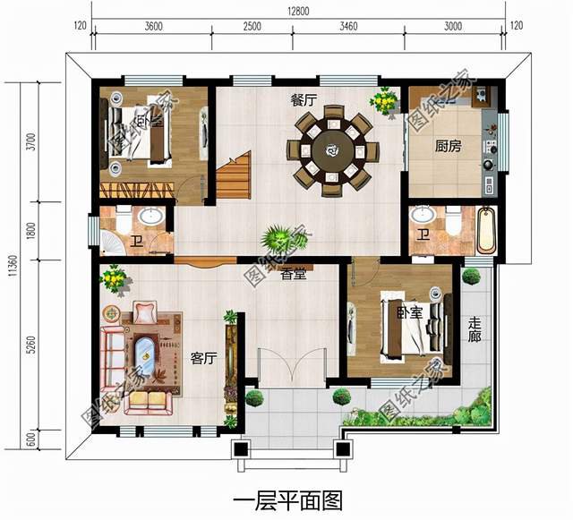 120平气派小别墅，外观经典有档次，布局实用有内涵