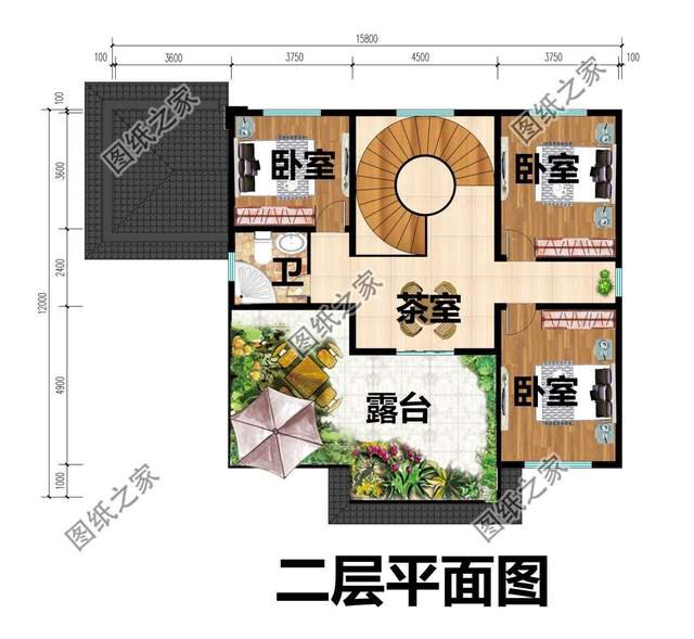 新中式二层别墅设计图，源起东方传统中式，重塑新时代完美住宅