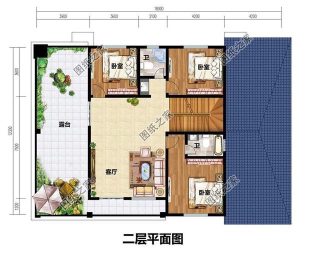 带车库的二层自建房，中国本土式住宅设计，符合国人的生活习惯