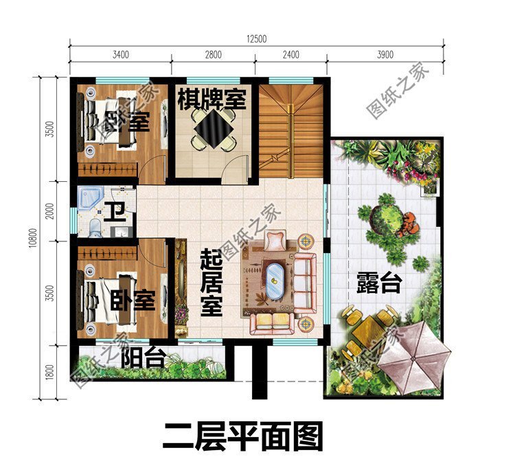 现代别墅设计方案及效果图，好看实用，回老家度假最为合适