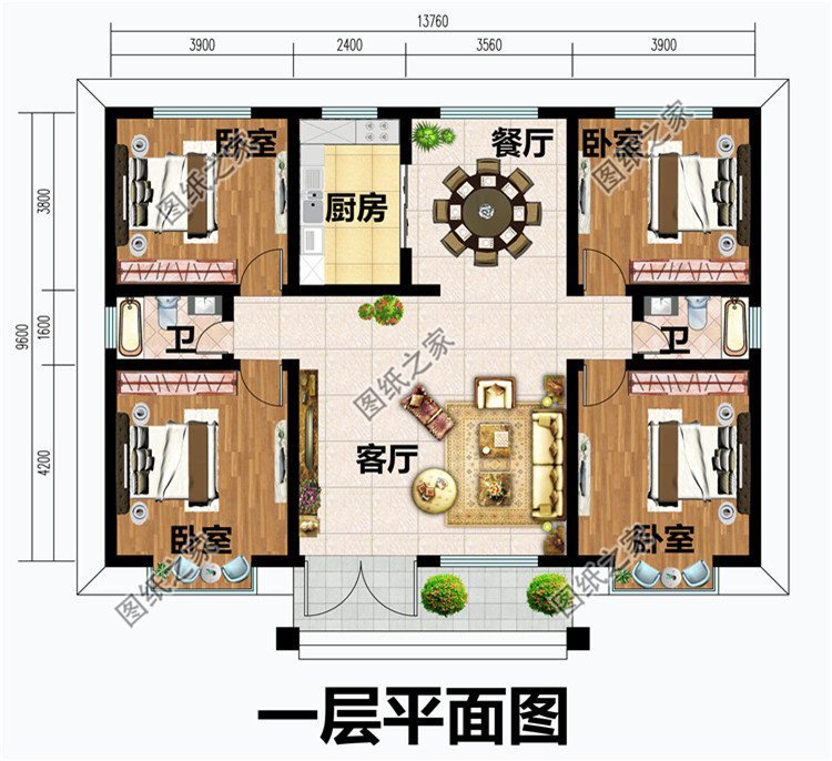 15万以内一层自建房，简单好看，盖房住的舒心才是好设计