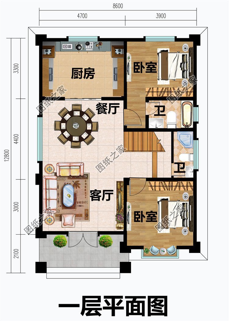 小面积高层别墅设计，小户型也能盖出豪宅感