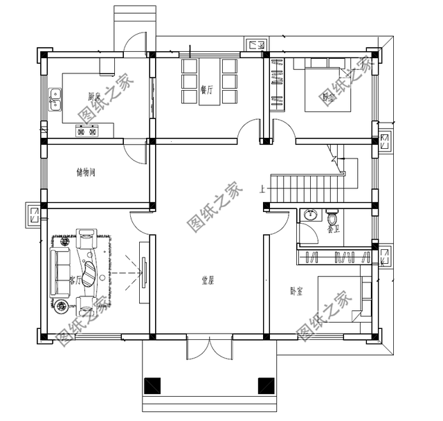 农村二楼自建房，美丽浪漫的欧式风格，让妻儿一见钟情